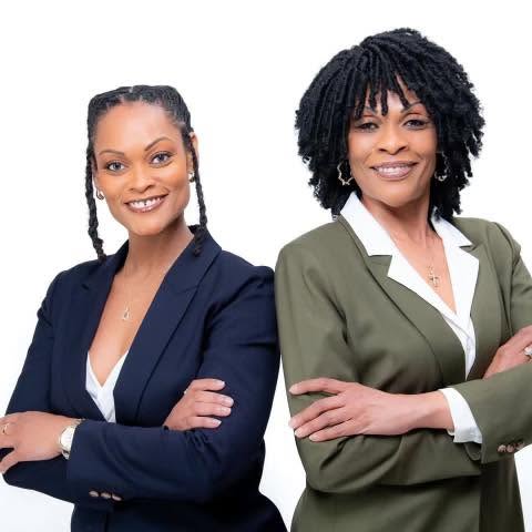Charmain and her mother, in the photo supplied by CLS Accounting LLC